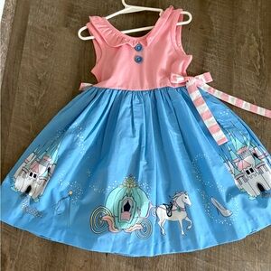 Eleanor Rose Pink and Blue Princess Dress